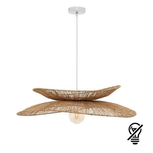 ATMOSPHERA Suspension E27 ALARA 230V diametre 69,5cm bois naturel