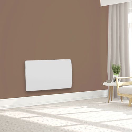 BATILEC Mikki Radiateur à inertie double technologie horizontal blanc 1000W - 040686