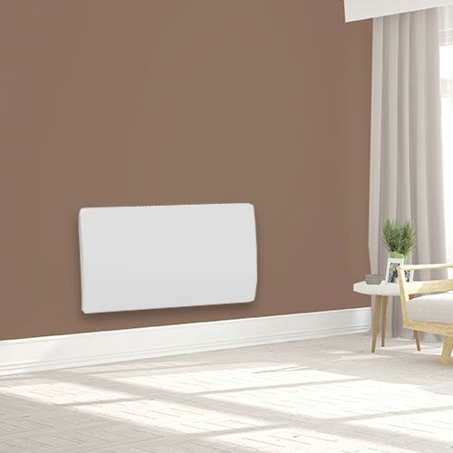 BATILEC Mikki Radiateur à inertie double technologie horizontal blanc 1500W - 040693