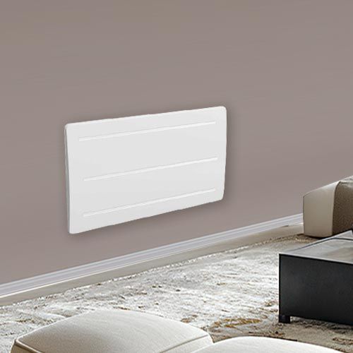 BATILEC Uniko Radiateur à inertie céramique horizontal blanc 1000W - 040990