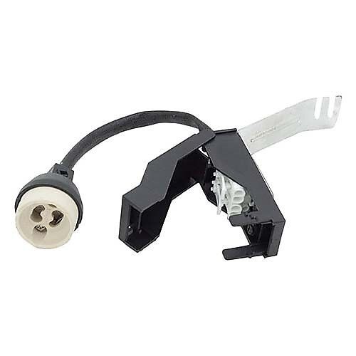 Douille céramique automatique GU10 230V CL2 avec câble et support métallique