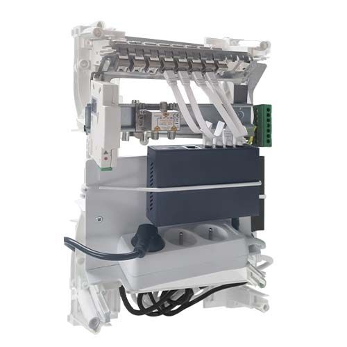 IKEPE Home Connect M Coffret de communication Grade 3TV - 8RJ45 avec switch PoE