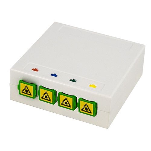 IKEPE DTIO mural 4 fibres avec raccord et pigtail SC/APC