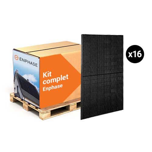 Kit solaire complet 7200Wc à 8000Wc avec 16 panneaux photovoltaïques + micro onduleur ENPHASE