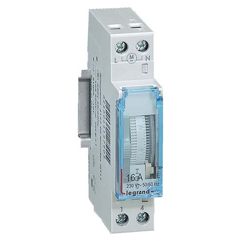 LEGRAND Interrupteur horaire 16A monophasé journalier 1 module