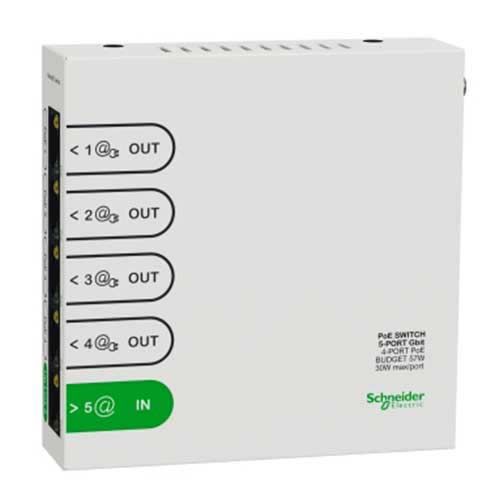 SCHNEIDER Resi9 Connect Switch ethernet 5 ports, 4 ports 1 Gb POE 30W