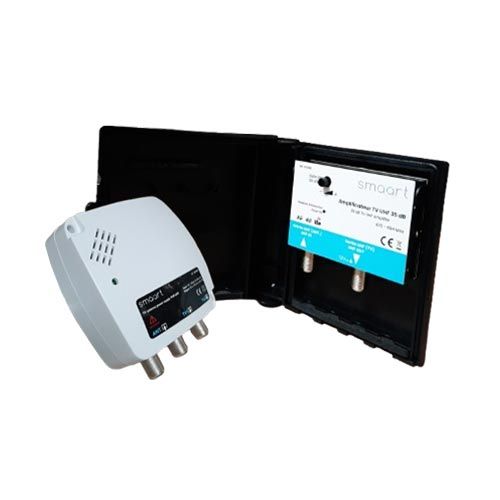 SMAART Kit amplificateur de mât 5G avec alimentation 2 sorties 35DB